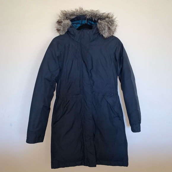 north face arctic parka urban navy